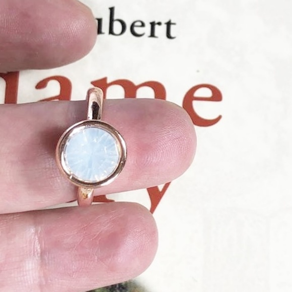 Alquimia Jewelry - ROSE GOLD OPAL MIDI RING BUNDLE